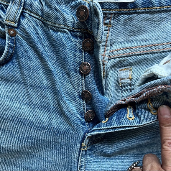 We The Free  Denim High Rise Wide Leg Jeans - Picture 3 of 9